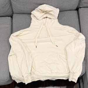 American Eagle Outfitters Cream Hoodie